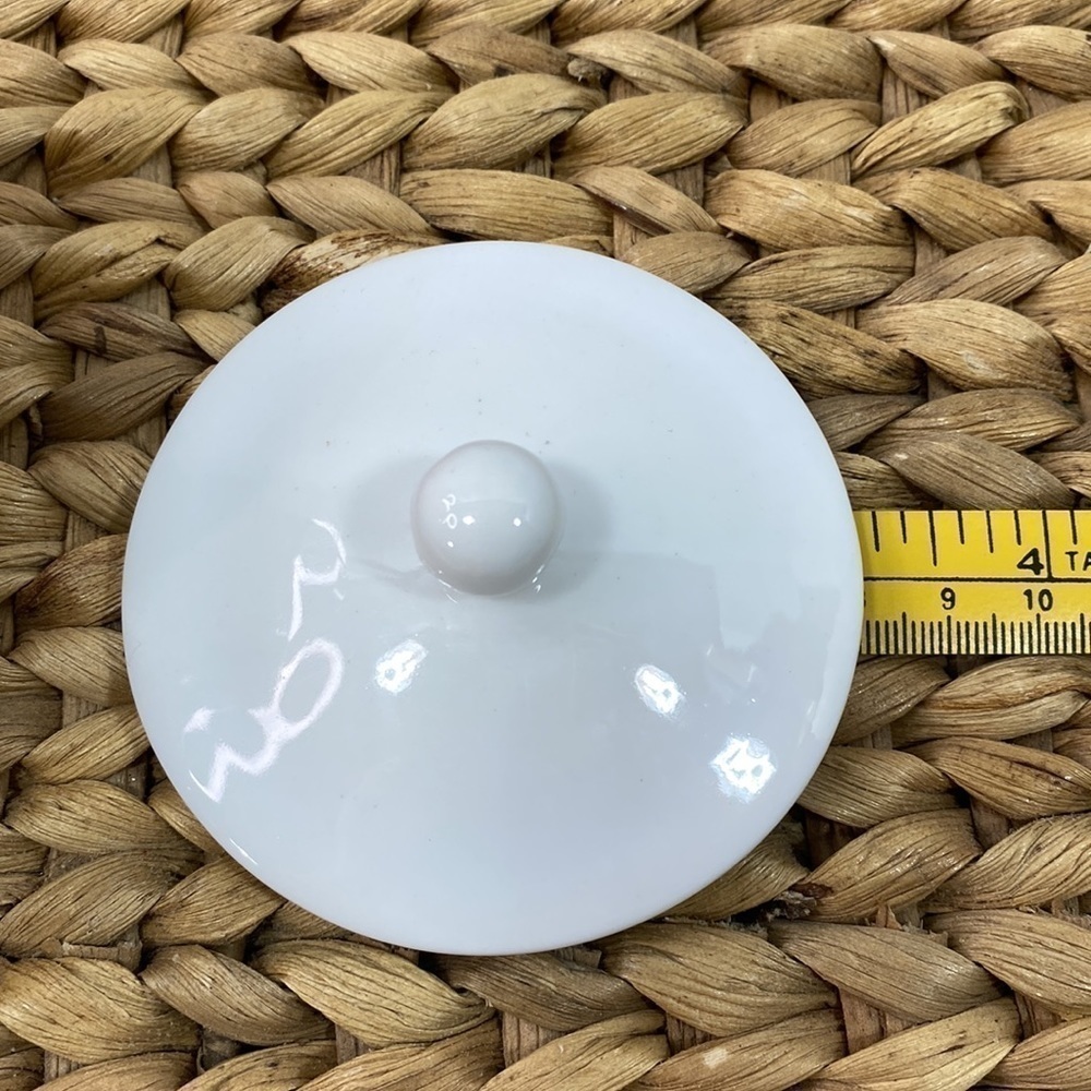 White ceramic single serve tea pot - Picture 11 of 11